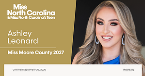 Ashley Leonard, Miss Moore County 2027
