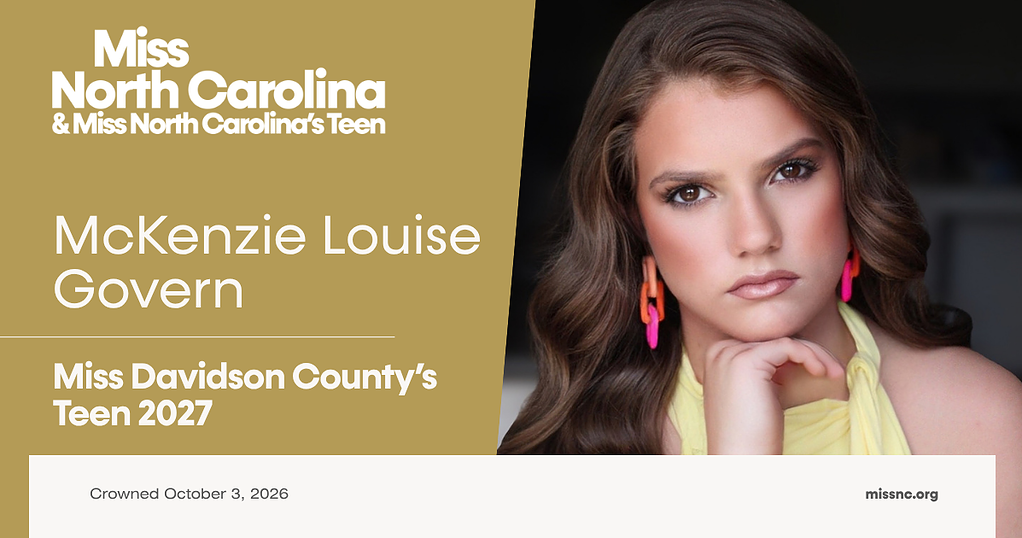 McKenzie Louise Govern, Miss Davidson County's Teen 2027